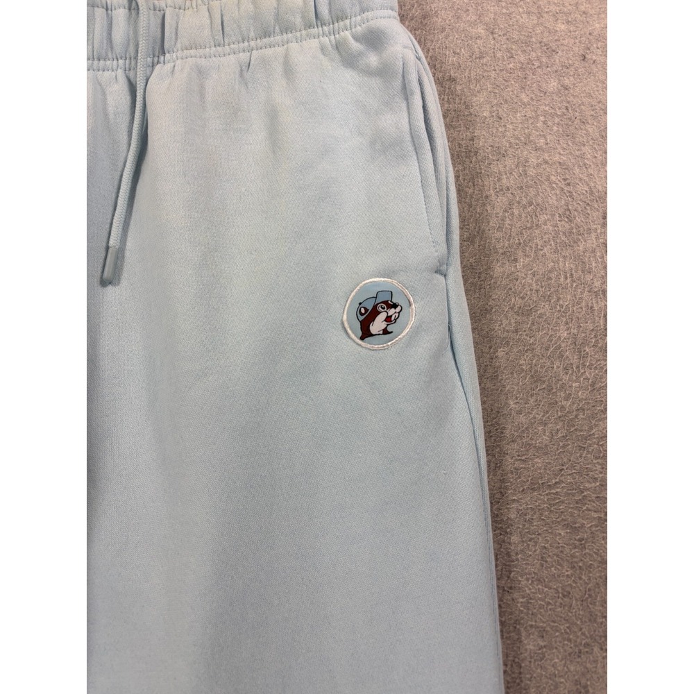 Buc-ees Cotton Blend Logo Athletic Jogger Sweatpants (Men's‎ Large) Blue - Picture 3 of 11